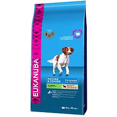 eukanuba senior small medium breed agnello e riso 12 kg