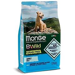 Monge Bwild Grain Free Per Cani Adulti Taglia Mini Con