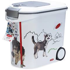 curver contenitore per crocchette per cani design agility fino a 12 kg di crocchette (35 l)