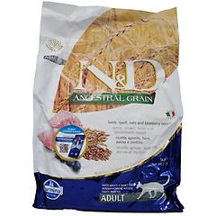 farmina n d low ancestral grain cat lamb blueberry adult 5 kg
