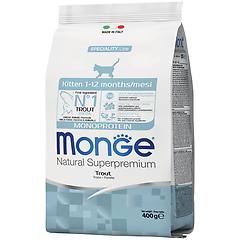 monge trota monoprotein cibo secco gatti cuccioli 1 12 mesi sacco 1 5kg