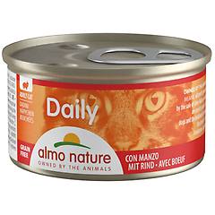 almo nature daily dadini cat lattina multipack 24x85g manzo