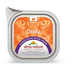 almo nature daily grain free menu cat 100 gr coniglio confezione da 32 pezzi cibo umido per gatti