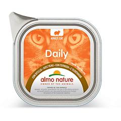 almo nature daily grain free menu cat 100 gr vitello confezione da 32 pezzi cibo umido per gatti