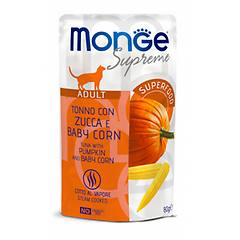 Monge Supreme Cat Busta Multipack 24x80g Tonno Con Zucca