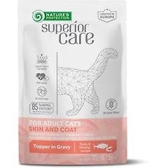 natures protection nature's protection superior care cat adult skin and coat alimento complementare 70 gr tonno e