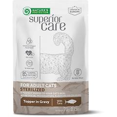 natures protection nature's protection superior care sterilized cat busta multipack 24x70g tonno