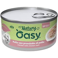 Oasy Natury Cat Adult Soft Jelly 150 Gr Pollo Con Prosciutto