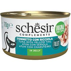 schesir cat complements lattina multipack 12x70g tonnetto con ricciola