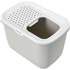 Savic Toilette Per Gatti Hop In Beige Chiaro / Bianco