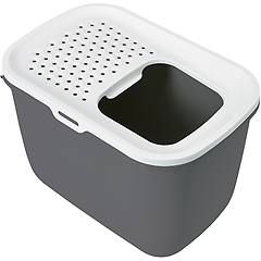 Savic Toilette Per Gatti Hop In Antracite / Bianco