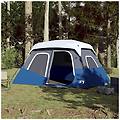 - tenda famiglia con led 6 persone blu chiaro a rilascio rapido