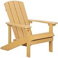 - sedia da giardino gialla adirondack