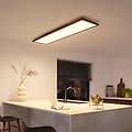 pannello white ambiance aurelle 120 x 30 cm nero