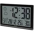 rdc-8001 stazione meteorologica digitale nero lcd batteria