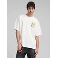 t-shirt girocollo con lettering x martin garrix