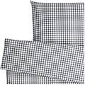 set copripiumino e federa tux chiusura a busta 135x200 cm (lxl) 80x80 cm (lxl) grigio