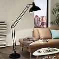 lampada da terra borgillio in acciaio h 190 cm e27 max60w