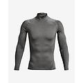 maglia heatgear compression mock manica lunga grigio l