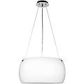 fan europe lampadario neoclassico equatore bianco paralume bianco 3x e27 ø40cm