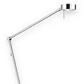 lampada led da terra elegance a 3 snodi cromata