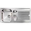 011225scssp serie zenith 210 lavello acciaio inox satinato da incasso gocciolatoio a destra 1 vasca