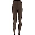 pantaloni push up wr. up skinny vita alta con zip similpelle demitasse donna small