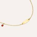 bracciale con targhetta holy oro giallo collezione holy oro giallo