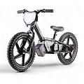 bicicletta elettrica di equilibrio nera ebb16 ruote da 16 pollici