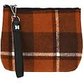 pochette in tartan chiaro piccola