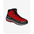 scarponcini mtn trainer 2 mid powertex rosso nero bambino 27