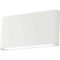 intec applique led da parete gamma 1080 lm bianco caldo 9x17x4 cm