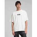 t-shirt girocollo con logo fronte e retro x martin garrix