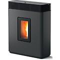 stufa a pellet canalizzabile philo comfort air 14 m1 maestro colore black