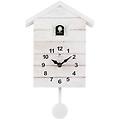 orologio da parete a cucu al quarzo bianco
