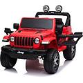 auto elettrica wrangler 12v rc rosso