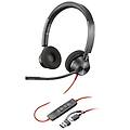 auricolari con microfono hp blackwire 3320 nero senza marca