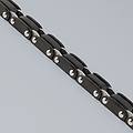 bracciale man code acciaio bicolore bianco / nero collezione man code bicolore bianco / nero