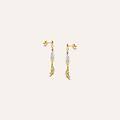orecchini pendenti crystal gold oro giallo cristallo collezione crystal gold oro giallo