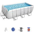- piscina power steel frame rettangolare 412x201x122 cm 56456