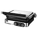 griglia elettrica 2000w rock ngrill dual inox e black 03099
