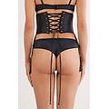 reggicalze stringivita handcrafted luxury donna nero taglia s/m