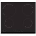 - piano cottura ch64xb elettrico 4 zone cottura da 60 cm colore nero