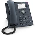 d140 telefono w/display grafico tft scala di grigi 2 tasti progr. blf 2 porte ethernet 10/100 mbit/s