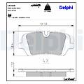 delphi set di pastiglie freno lp2508 posteriore