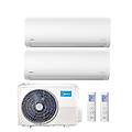 climatizzatore condizionatore dual split inverter xtreme r-32 9000+12000 btu 9+12 con m2og-14hfn8-q