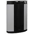 stufa a pellet butterfly air 11 5 kw acciaio black line colore bianco