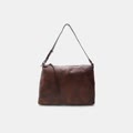 borsa da donna in pelle marrone