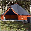 - tenda familiare tipi 6 persone grigia e arancione impermeabile