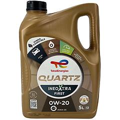 eur olio motore diesel e benzina quartz ineo xtra total 0w20 5 litri